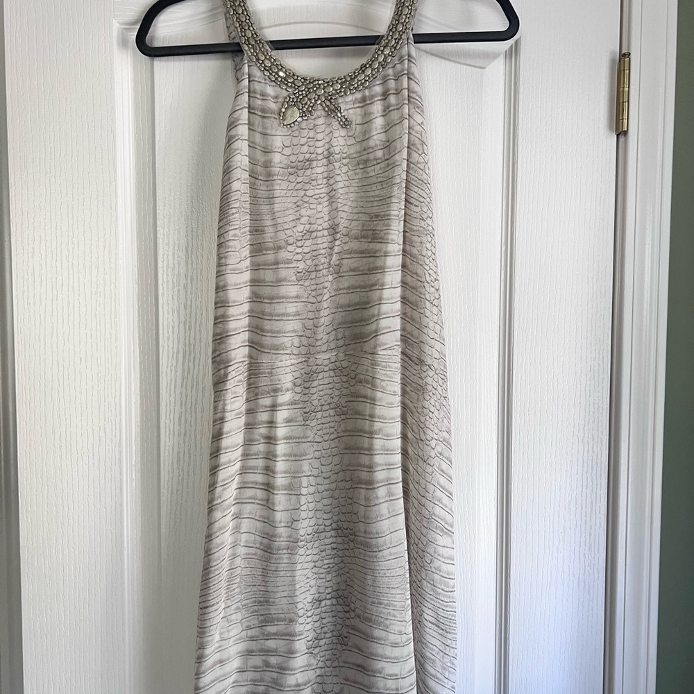 BCBG Asymmetrical Beaded Dress - Picture 2 of 7